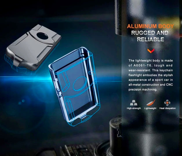 Load image into Gallery viewer, Fenix E03R V.2 Keychain Light* w/ FREE Nano Mount