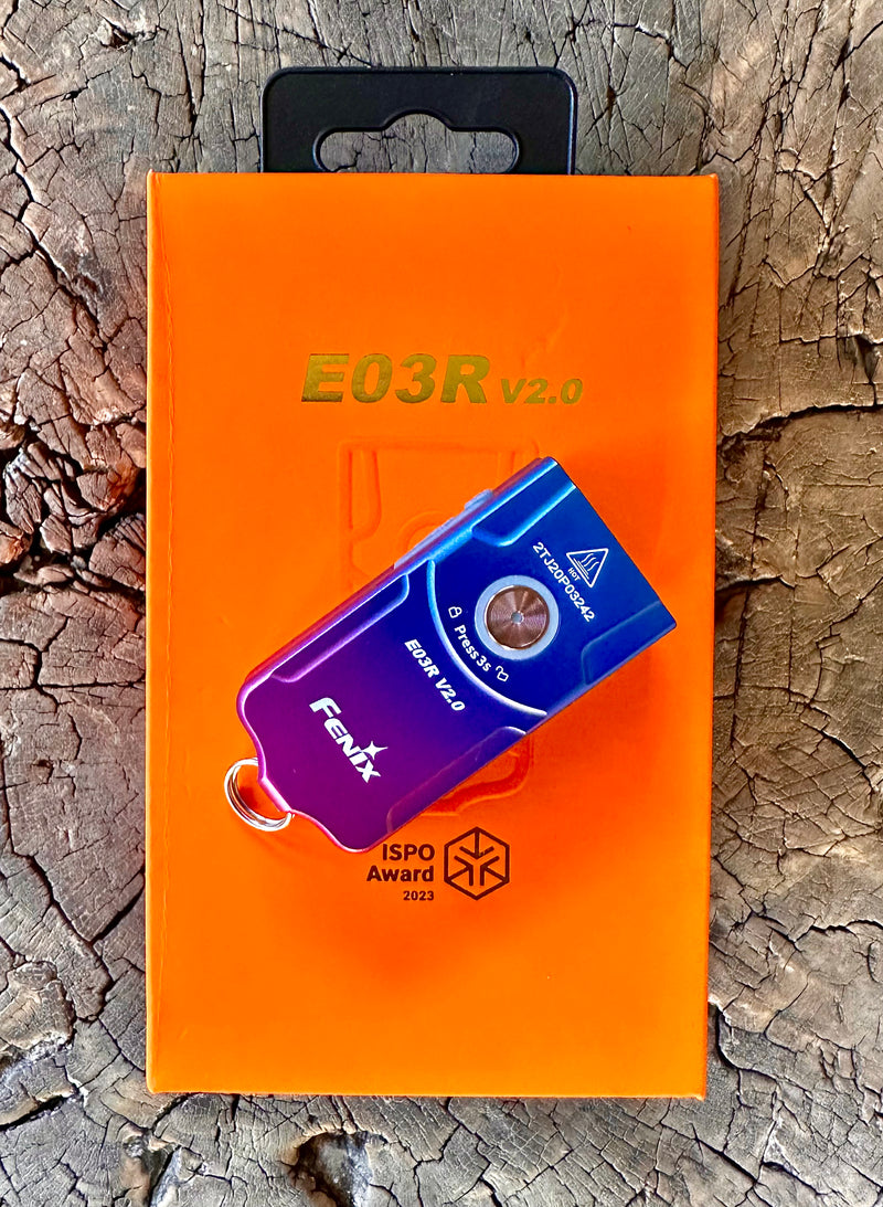 Load image into Gallery viewer, Fenix E03R V.2 Keychain Light* w/ FREE Nano Mount