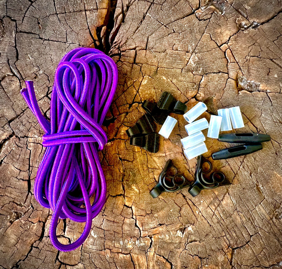 Shock Cord Kit (10’ Length + Hardware) Original Free Range