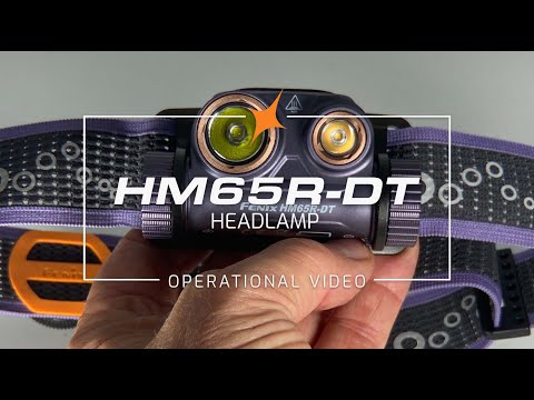 Load and play video in Gallery viewer, Fenix HM65R-DT Headlamp* w/ FREE Helmet Mount