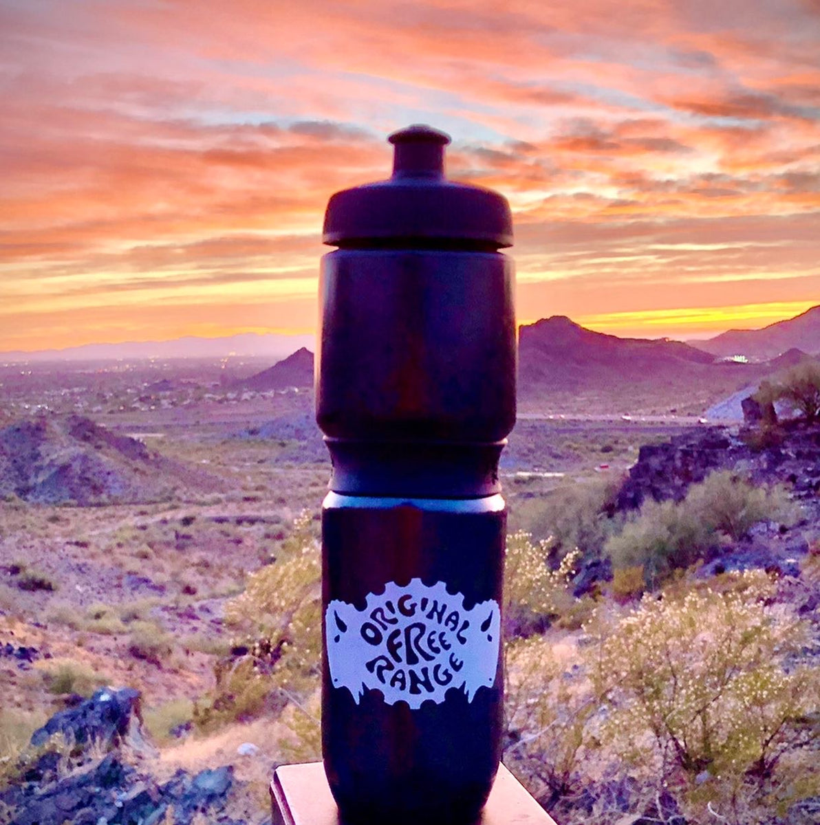 Polar Breakaway Wave Water Bottle 20oz Charcoal/Black