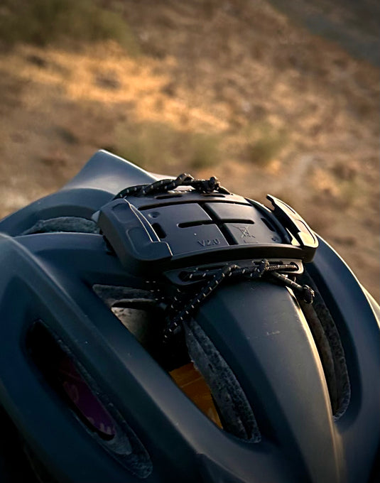 attach headlamp to bike helmet ziptie Fenix Headlamp Mount for Helmets/Stems