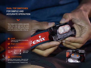 *NEW* Fenix HM65R-T V2 Headlamp* w/ FREE Helmet Mount