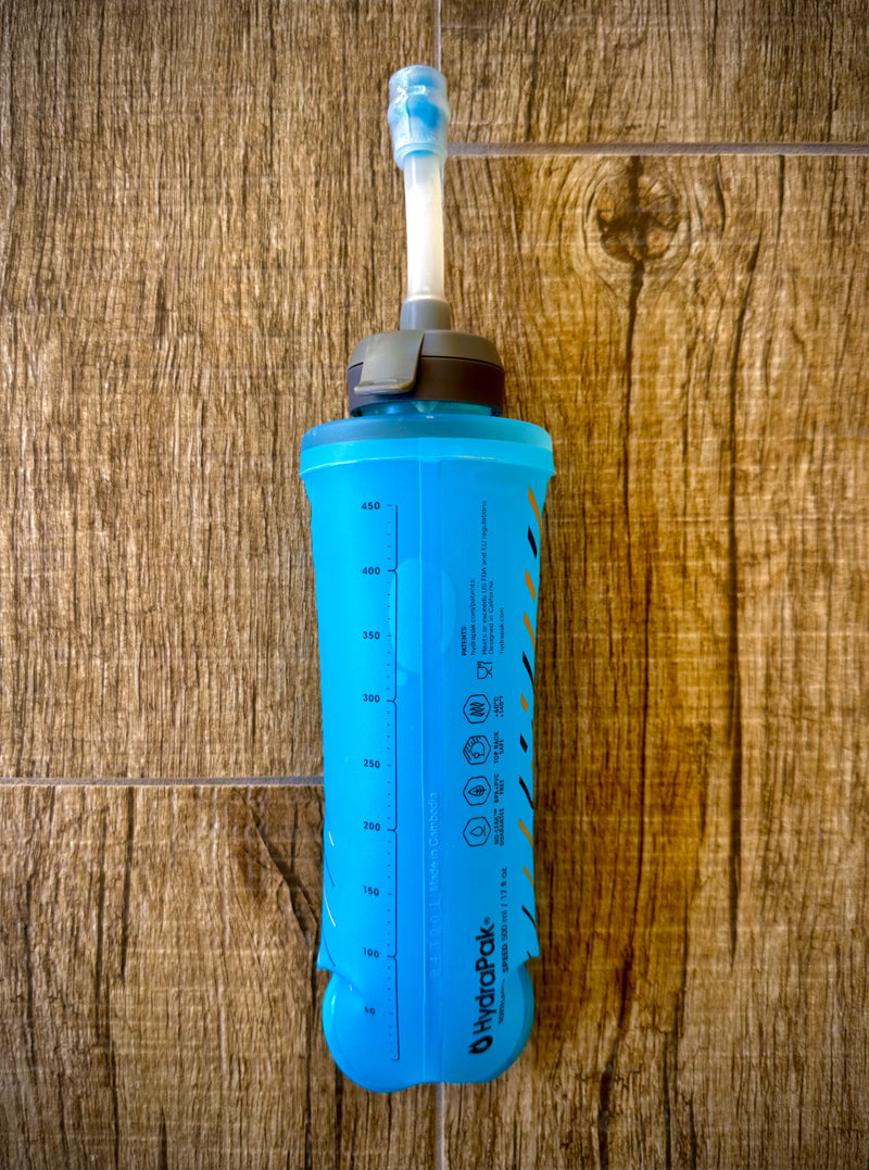 HydraPak UltraFlask Speed (500ml or 600ml) - Foldable Soft Bottle Water Bottle for Hydration Vests and Running Packs with Easy Open Cap HydraPak UltraFlask Speed (500ml or 600ml) - Foldable Soft Bottle Water Bottle for Hydration Vests and Running Packs with Easy Open Cap