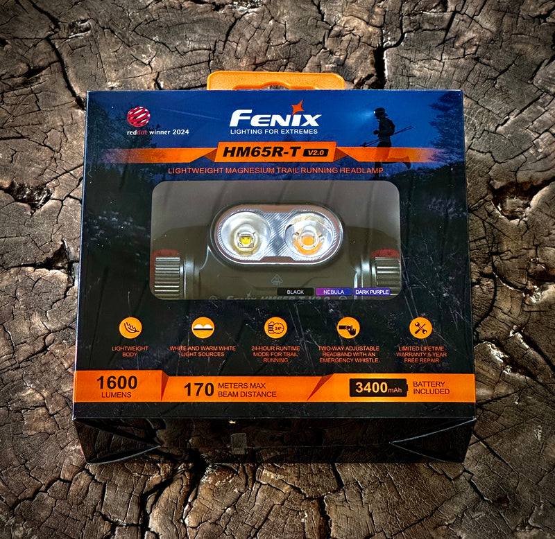 Load image into Gallery viewer, *NEW* Fenix HM65R-T V2 Headlamp* w/ FREE Helmet Mount
