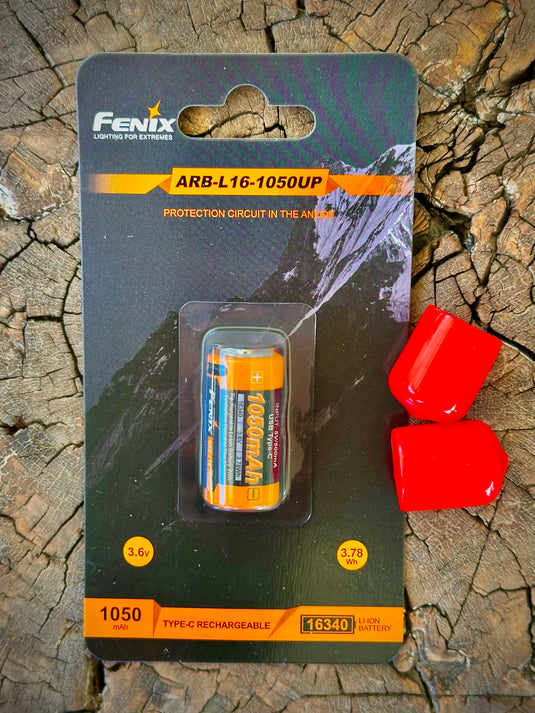 fenix e16 flashlight battery EDC Fenix ARB Fenix 16340 Rechargeable Battery ARB-L16-950P