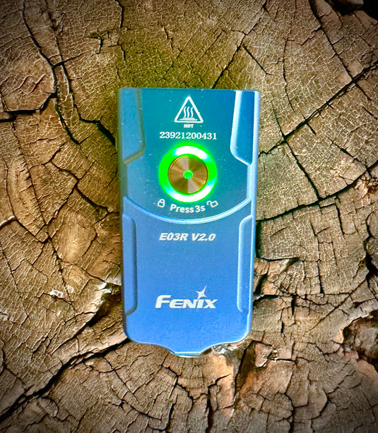 fenix e03r v2 keychain flashlight Fenix E03R Keychain Light* w/ FREE Nano Mount – Original Free Range