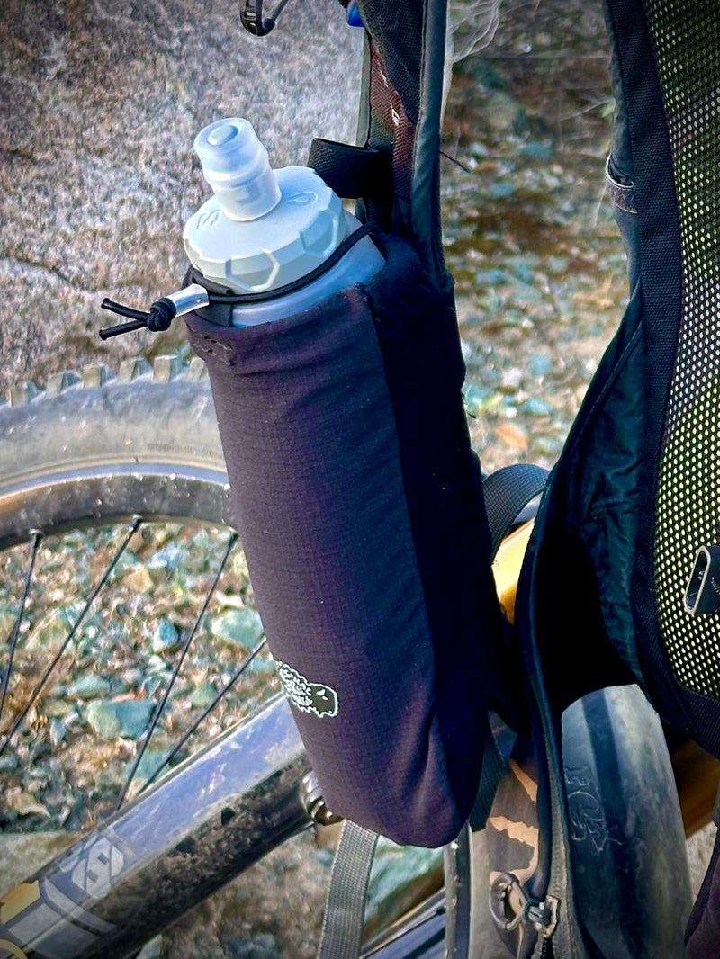 Load image into Gallery viewer, Add-on flask pockets for backpacks.
