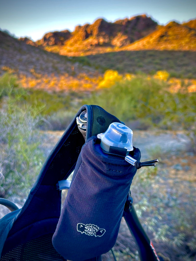Load image into Gallery viewer, Add-on flask pockets for backpacks.
