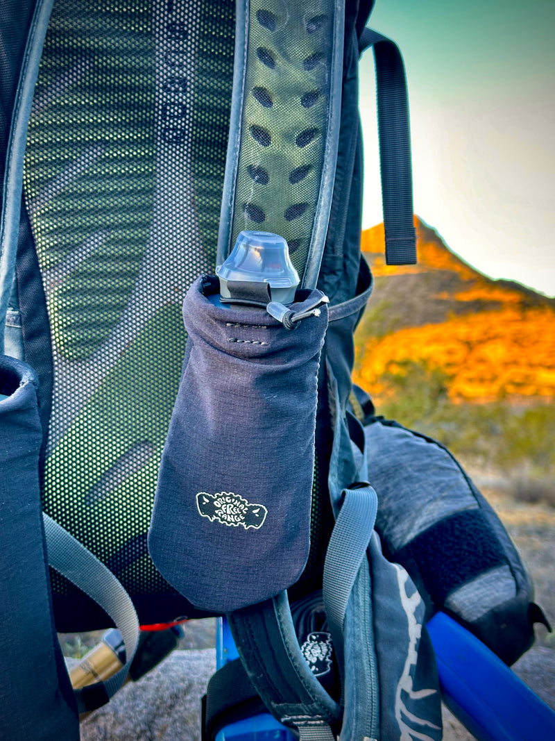 Load image into Gallery viewer, Add-on flask pockets for backpacks.
