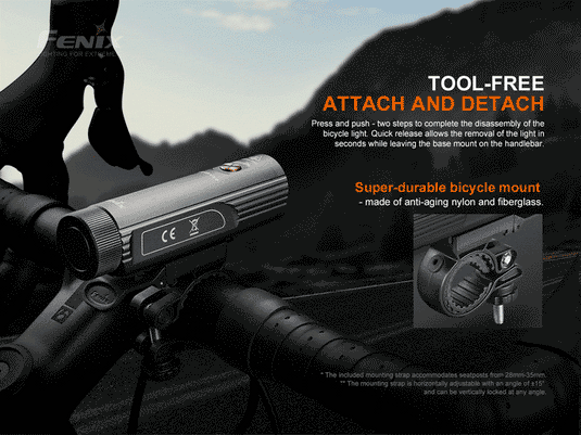 fenix flashlight disassembly Fenix BC26R Bike Light* w/ FREE Extra Mount – Original Free Range