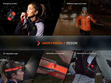 Load image into Gallery viewer, *NEW* Fenix HM62R-T Lightweight Headlamp* w/ FREE Helmet Mount