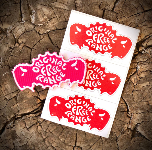 Original Logo Patch + Sticker Pack