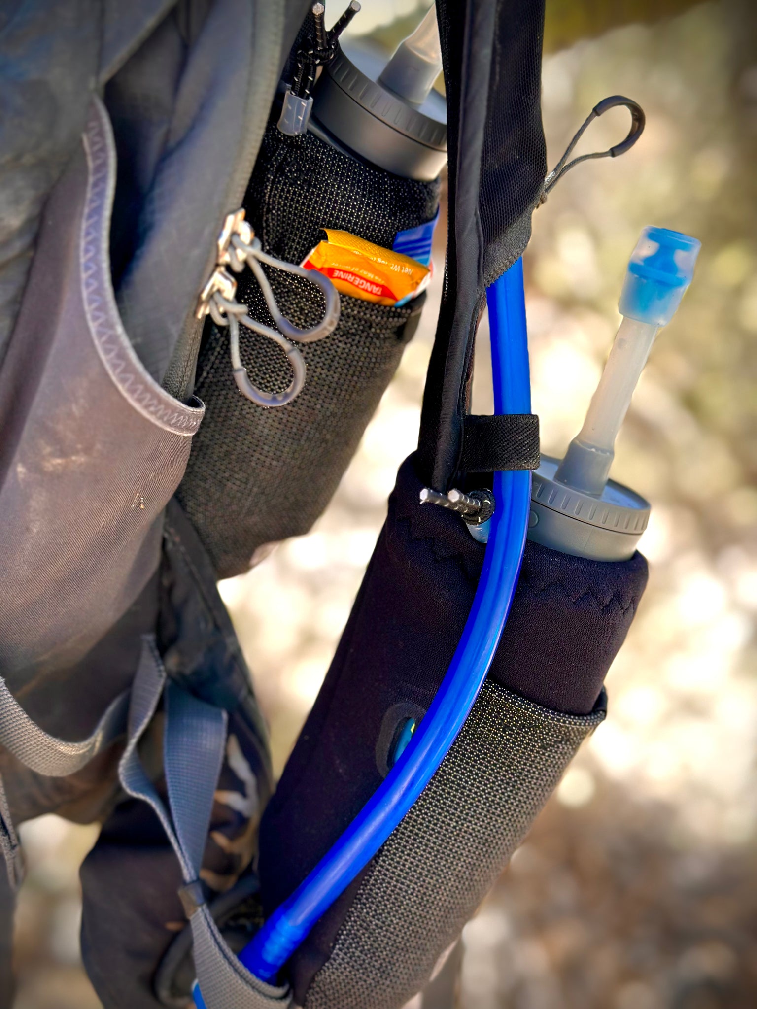 Backpack shoulder 2025 strap pouch