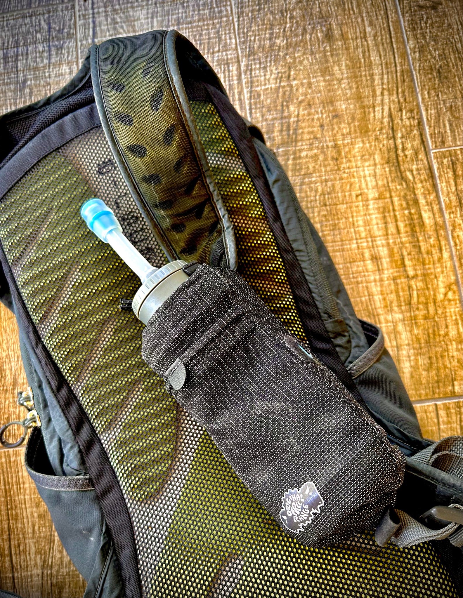 Backpack discount strap pouch