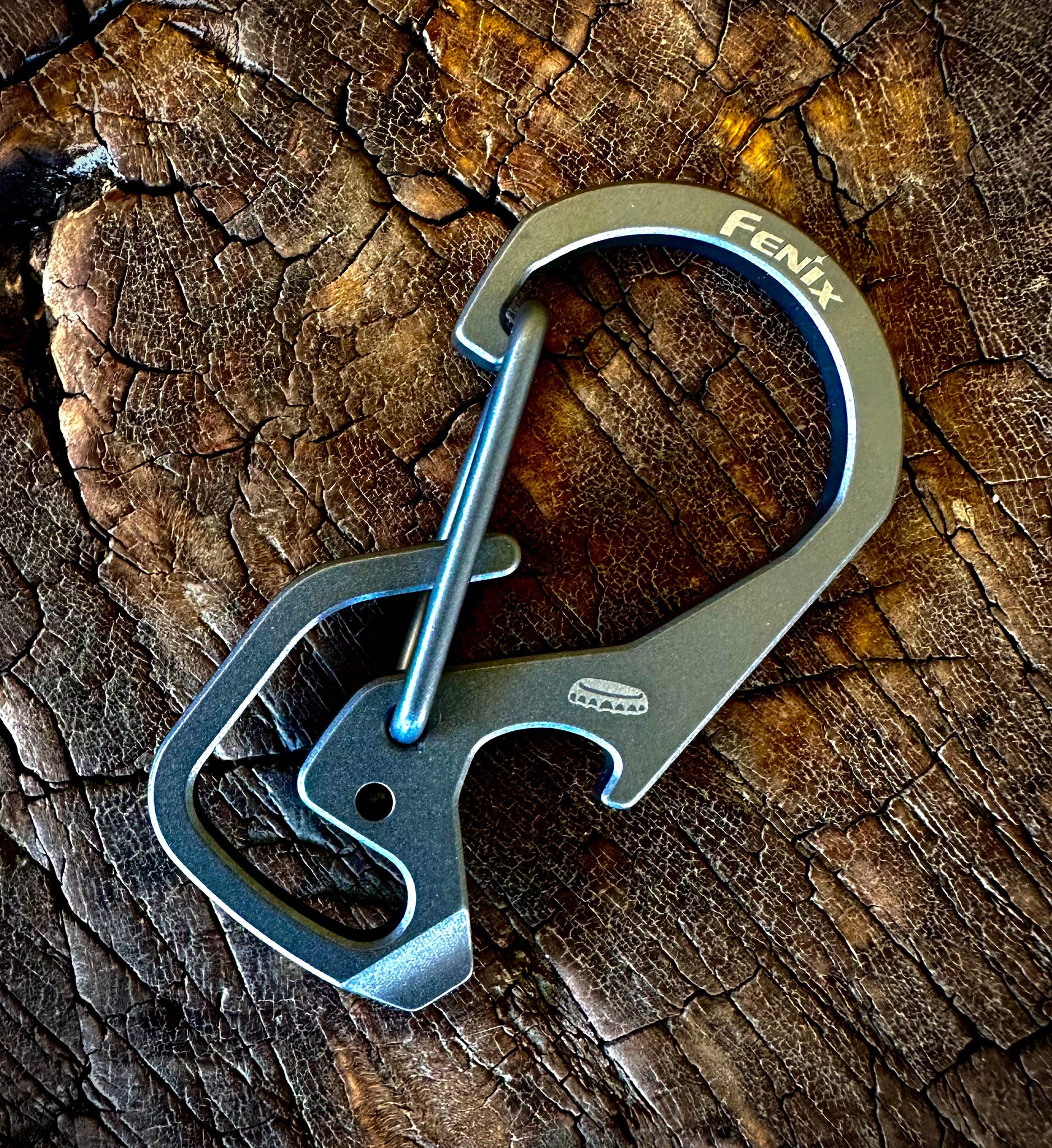 Custom Wholesale Mountaineering Outdoor Climbing Titanium Carabiner Ring  Metal Key Chain Keychain with Bottle Opener - China Titanium Keychain and Titanium  Key Chain price