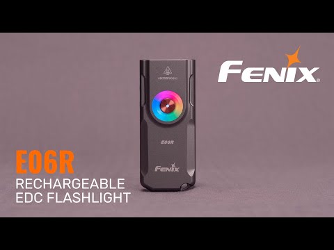 Load and play video in Gallery viewer, *NEW* Fenix E06R Keychain Light* w/ FREE Nano Handlebar Mount
