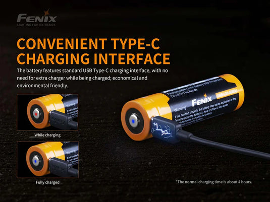 Fenix Li-on USB Rechargeable Batteries*